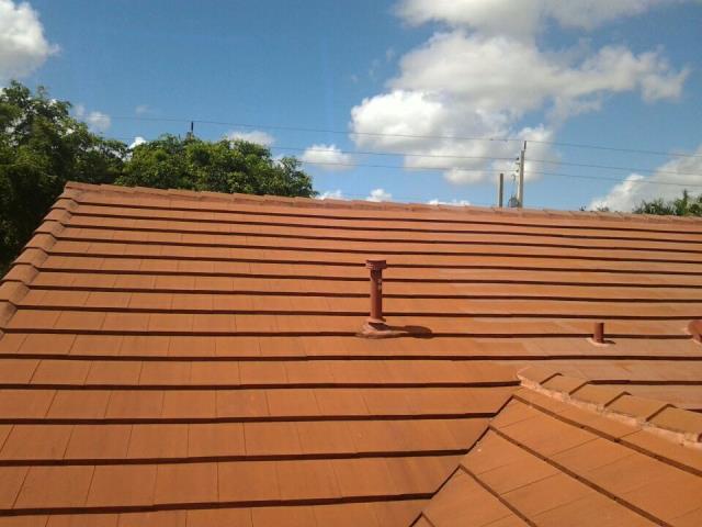 Miami Lakes, FL - Apply Roof-A-Cide treatment to roof, treatment carries a 2 year warranty against the growth of algae on roof.Thank you for your business Renan! Miami Lakes, FL - Apply Roof-A-Cide treatment to roof, treatment carries a 2 year warranty against the growth of algae on roof.Thank you for your business Renan!