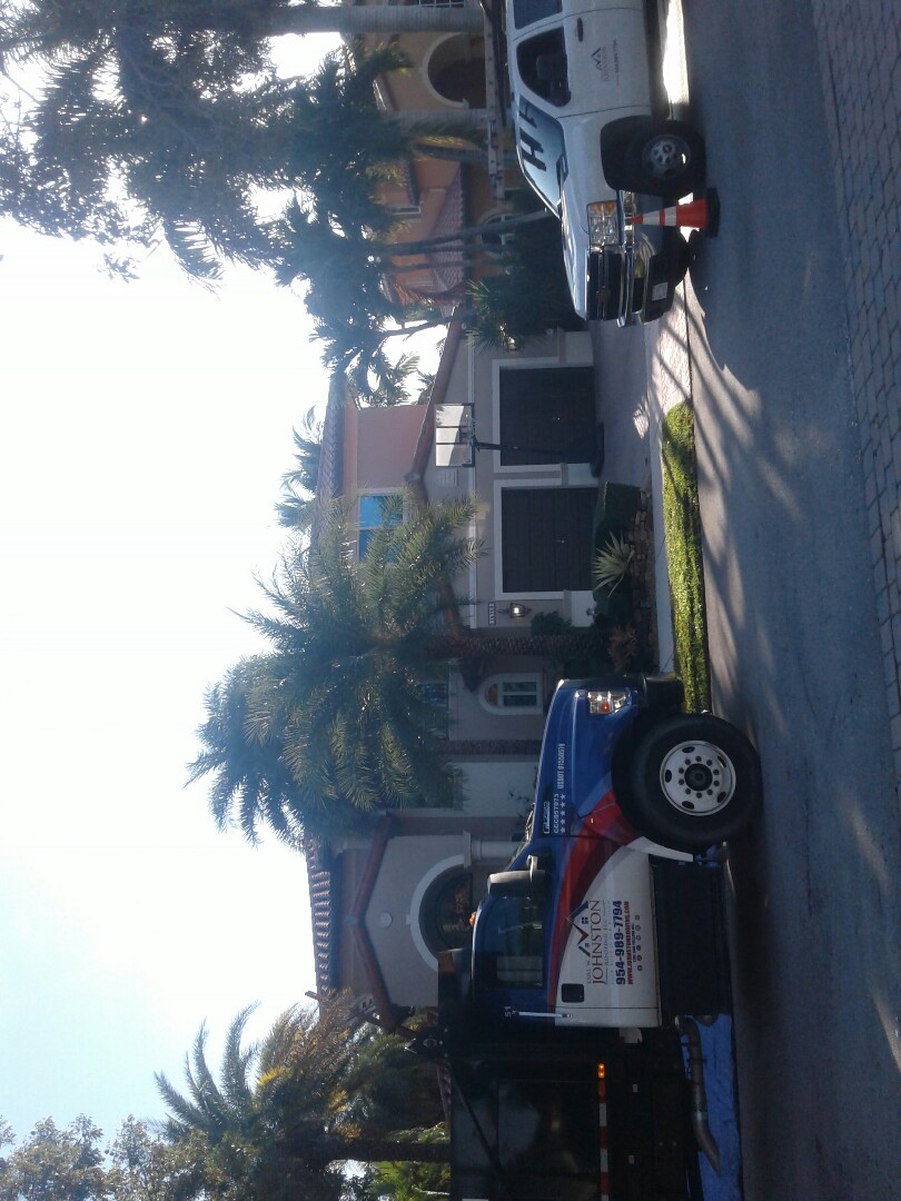 Miami Lakes, FL - Reroute in the city of Miami Lakes Florida this roof is being done by Earl W. Johnston roofing company Miami Lakes, FL - Reroute in the city of Miami Lakes Florida this roof is being done by Earl W. Johnston roofing company