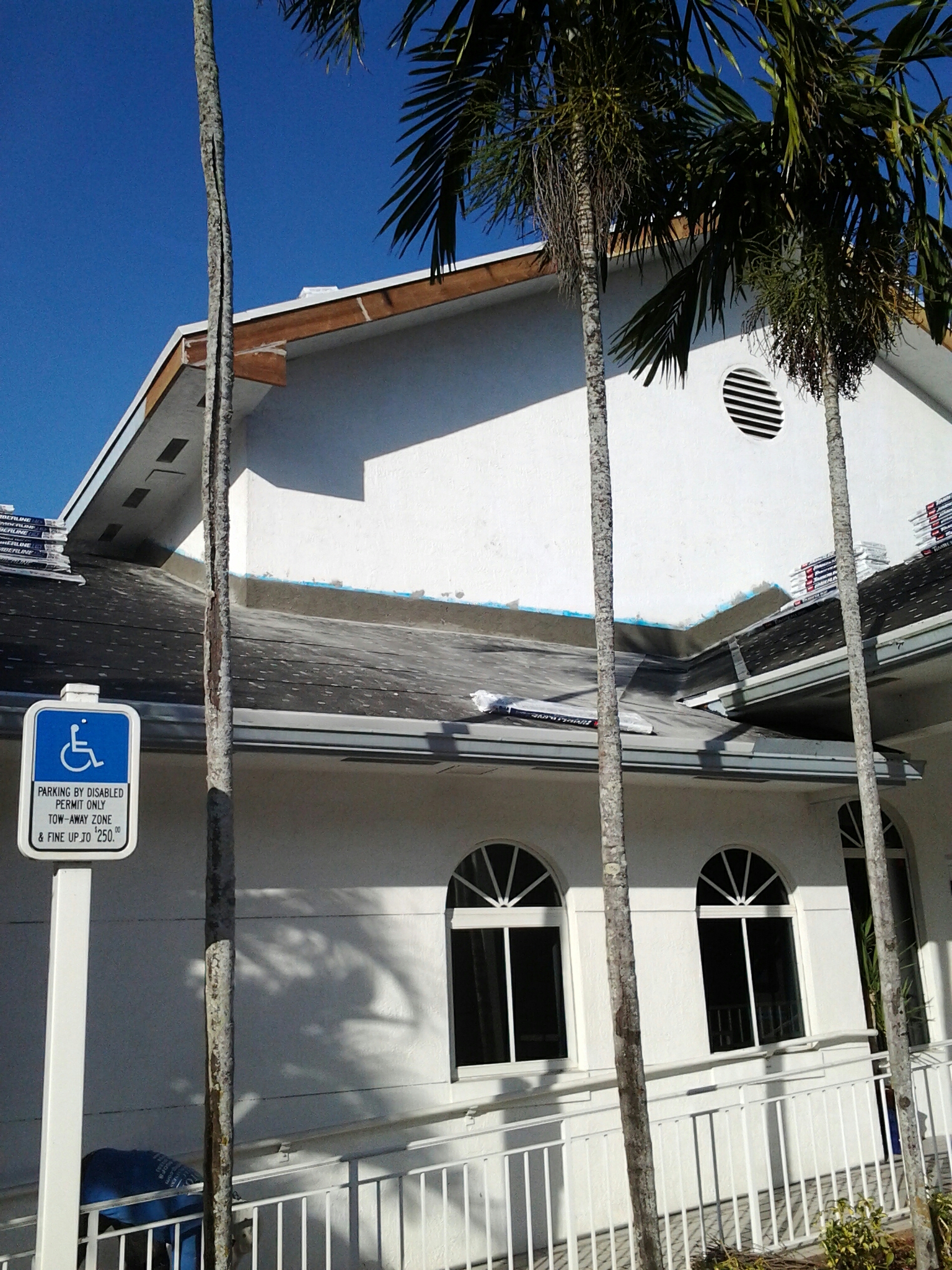 Southwest Ranches, FL - Finished stucco work on roof Southwest Ranches, FL - Finished stucco work on roof