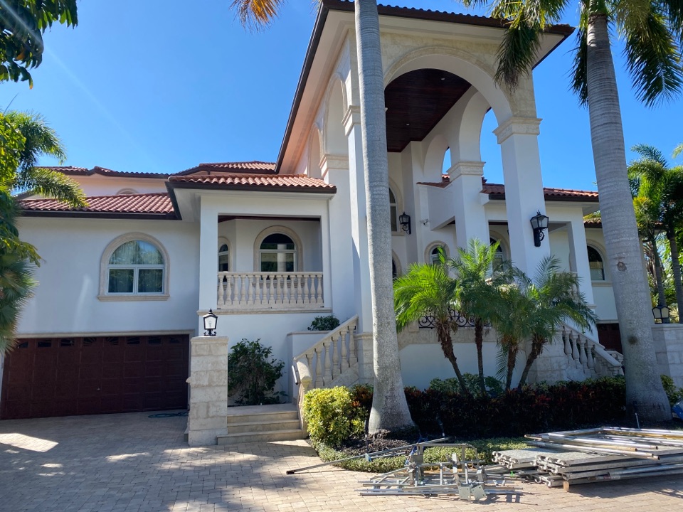 Exterior repaint complete…..what a beautiful home! 