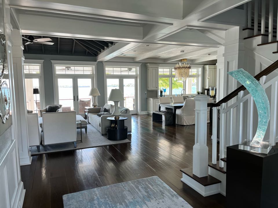 Finishing touchups on this beautiful interior with Premier Painting And Coating call for your free estimate (727)440-9393 interior exterior residential or commercial 