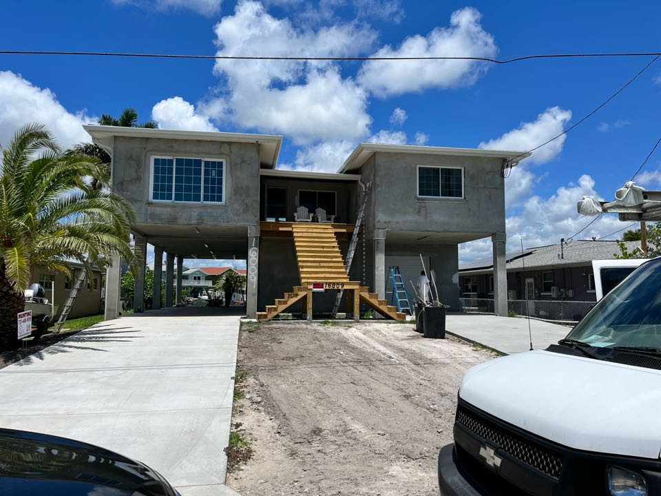 Getting this beautiful home prepped and ready for hot stucco primer and a full exterior repaint with Premier Painting And Coating call for your free estimate (727)440-9393 interior exterior residential or commercial 