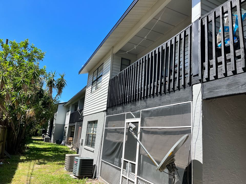 Finishing touches on the full exterior repaint for these apartments with Premier Painting And Coating call for your free estimate (727)440-9393 Interior exterior residential or commercial.