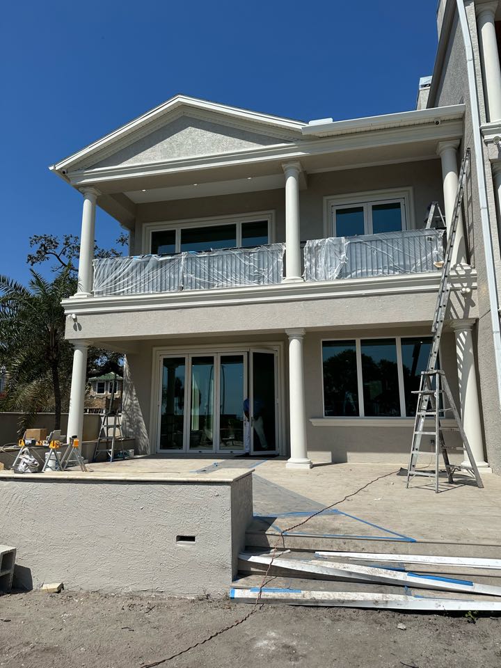 Beautiful new construction home nearing completion on Bayshore Blvd here in Tampa. This interior and exterior painting project for the amazing Fechtel company has been an honor to work on. 