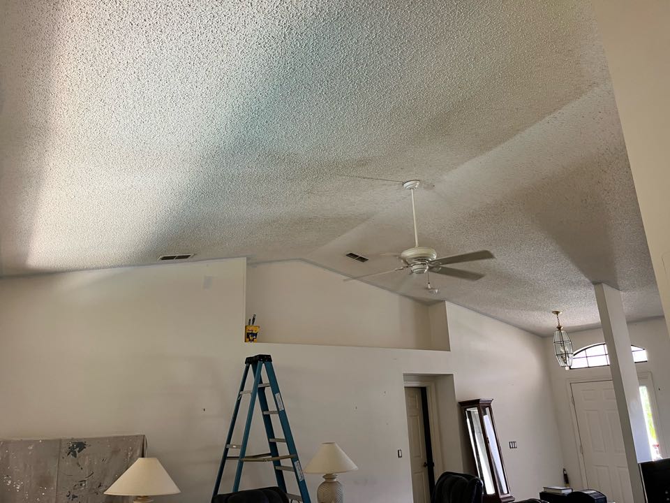 Getting everything cut in for the interior repaint with Premier Painting And Coating call for your free estimate (727)440-9393 drywall repairs, stucco, repairs, interior, exterior residential, or commercial painting