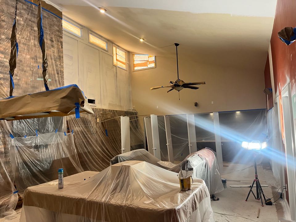 Cannot wait to see this interior when we are done with Premier Painting and Coating call for your free estimate (727)440-9393 drywall repair, stucco repairs, interior exterior residential commercial in cabinetry painting