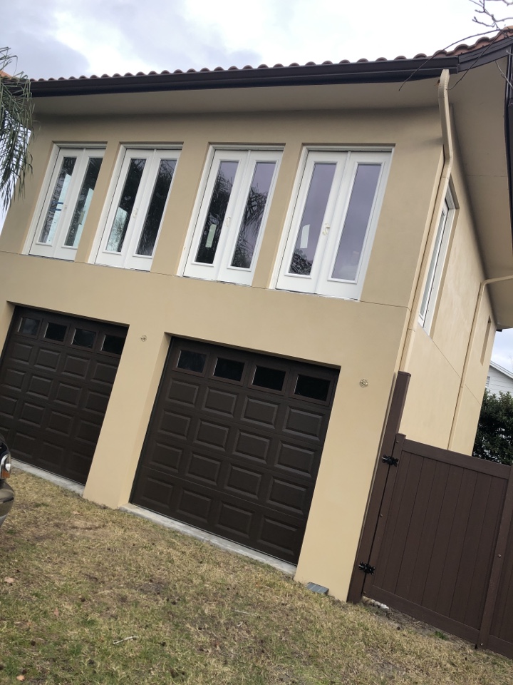 Garage is complete and looks excellent!