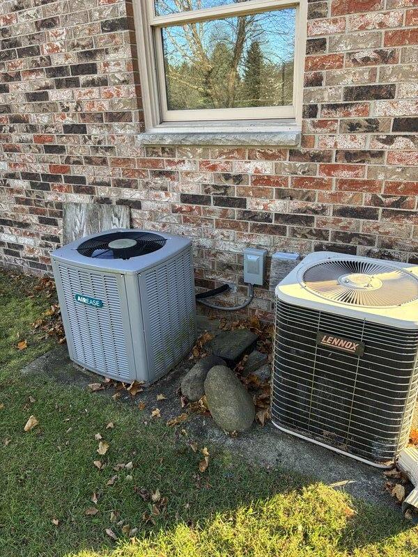 Responded to service call for a reported furnace issue. Installed new condensate pump with replacement tubing and replaced failed draft combustion inducer as diagnosed previously by technician Michael. Also identified failed gas valve during inspection of the Lennox HVAC system. Provided replacement furnace quotation as requested.