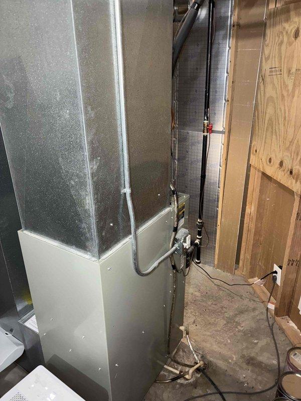 Completed annual maintenance service on a 23-year-old Trane furnace under CCC Quality Plan Agreement. Inspection revealed slightly corroded burners, flame sensor spade connector, and blower motor, as well as noisy bearings in the inducer motor. System is currently operational, but customer was advised against investing in major repairs due to unit age, condition, and long-term reliability concerns.