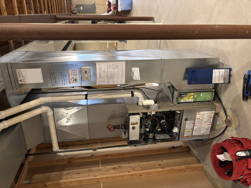 Completed annual maintenance service on residential furnace under CCC Quality Plan agreement. Inspected and tested all system components including Carrier unit with proper venting. Replaced 16x25x4 filter and verified system operation. All components functioning normally at time of service; recommended continuing regular maintenance schedule.