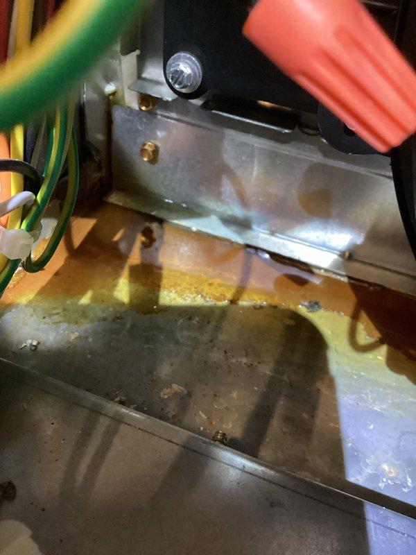 Performed annual maintenance on furnace under CCC Quality Plan agreement. Conducted regular cleaning of system components. Identified and repaired leaking drain trap by replacing deteriorated gray gasket with new green gasket.