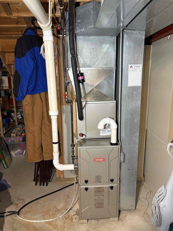 Oconomowoc, WI - Performed annual maintenance on Bryant furnace under prepaid maintenance plan. System inspection revealed unit in good working condition. Replaced air filter to ensure optimal performance and air quality. Oconomowoc, WI - Performed annual maintenance on Bryant furnace under prepaid maintenance plan. System inspection revealed unit in good working condition. Replaced air filter to ensure optimal performance and air quality.