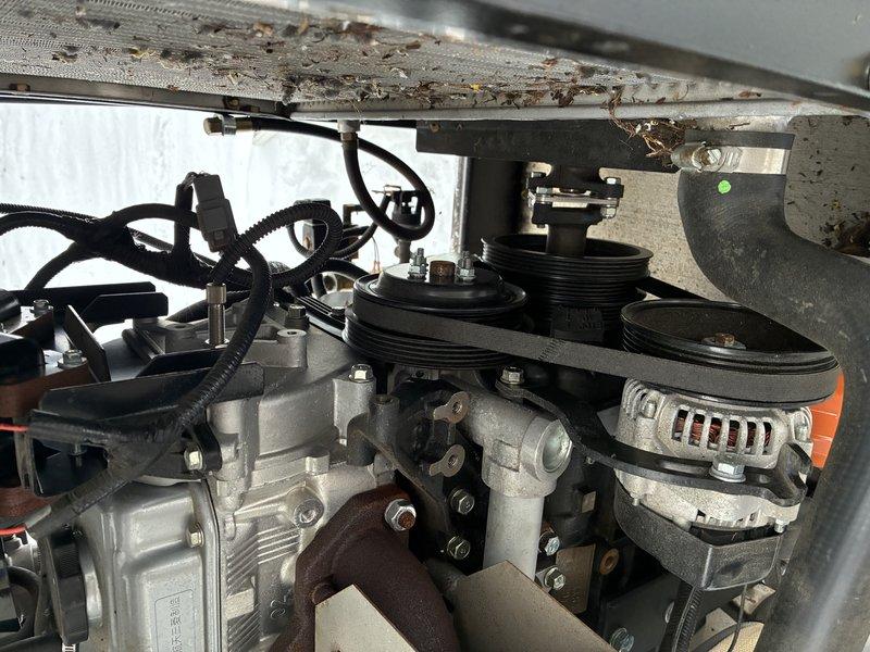 Responded to generator failure after utility power transfer. Diagnosed failed cam sensor as root cause of generator non-start during outage. Documented engine component condition and belt drive system. Ordered replacement part for upcoming repair service.