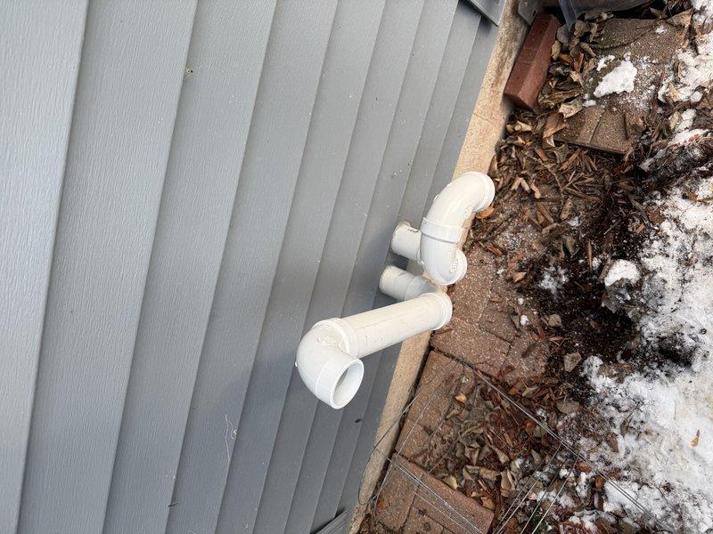 Successfully completed full system installation including EL297V 70K furnace, EL15KC1 2.5 ton condenser, and 30B-71 cased coil with T6 thermostat. Rotated furnace 180 degrees from previous position, installed new 20-foot lineset, added media cabinet, and implemented new PVC venting system for upgraded efficiency (80% to 90%). Coordinated with electrical contractor for general electrical work and modifications required by furnace repositioning.