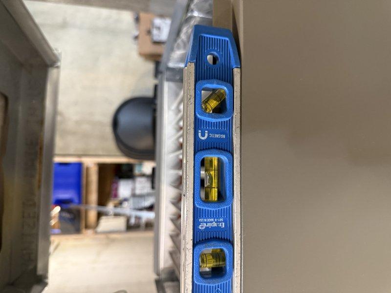 Completed installation of Lennox EL297V 110K BTU furnace. Installed approximately 25ft of new 3" PVC venting. Reused existing media filter, return ductwork, and thermostat. Verified proper leveling of unit and inspected all connections to ensure correct installation of condensate lines and venting system.