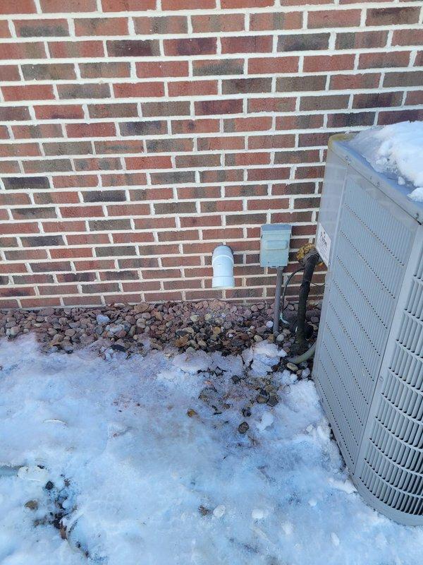 Successfully installed a new 75-gallon power vent water heater in basement utility room, replacing an existing smaller unit. Job required non-standard installation configuration with additional PVC venting and copper pipe connections to integrate with the existing plumbing system. Electrical work coordinated for outlet installation to power the new unit.