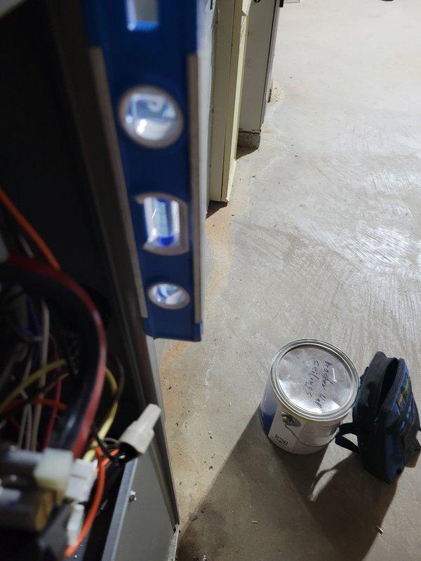 Successfully installed EL297V 90K furnace with enlarged return drop. Connected unit to existing 3" PVC venting (40') and integrated with customer's existing zoning system. All components leveled, properly secured, and tested for optimal functionality.