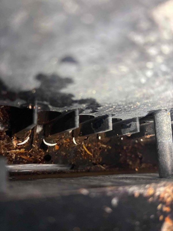 Responded to no heat complaint on a Bryant Plus 90 system (10+ years old). Identified failing heat exchanger as primary cause. Performed maintenance including clearing drain trap, hoses, and pressure switch tubes to restore temporary operation. Provided homeowner with repair versus replacement options due to age of equipment and severity of heat exchanger deterioration.