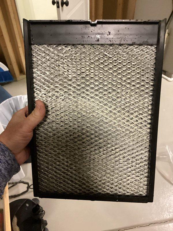 Performed scheduled prepaid maintenance service on one boiler and three furnaces under the Quality Plan. Replaced five air filters (three 20x25x4 filters and two 14x20x2 filters) that showed significant dust and debris accumulation. All systems were thoroughly inspected and serviced according to manufacturer specifications during the 5.5-hour maintenance visit.