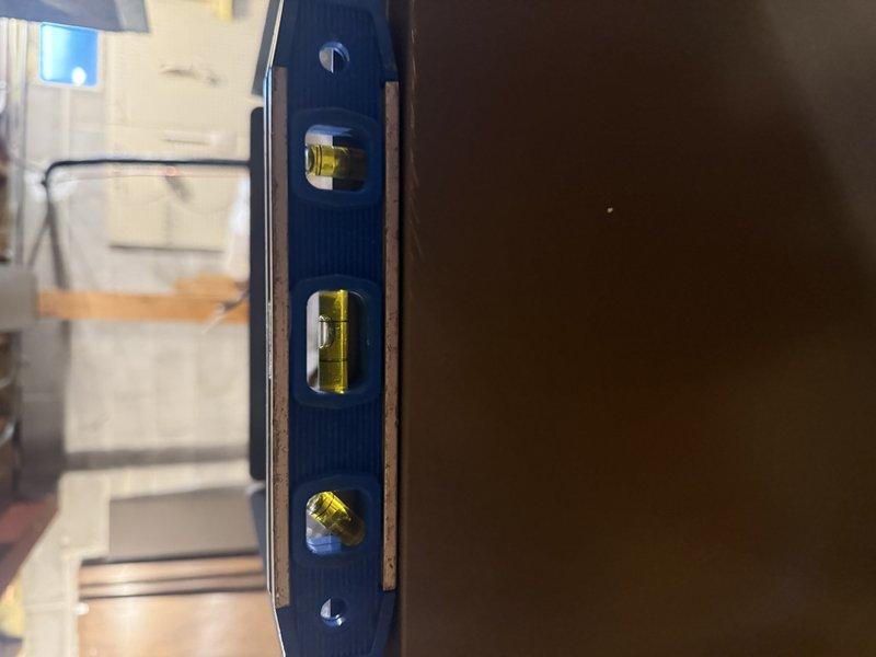 Completed installation of complete HVAC system including EL297V 45K furnace and EL15KC1 1.5 Ton condenser with 24B coil. Verified proper level positioning of equipment using spirit level. Retained customer's existing Ecobee thermostat per installation specifications.