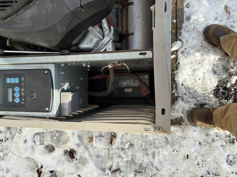 Performed scheduled preventative maintenance on Kohler generator for first-time customer. Inspected electrical panel connections and verified proper integration with building electrical system. Examined generator control panel functionality and tested operational systems during winter conditions.