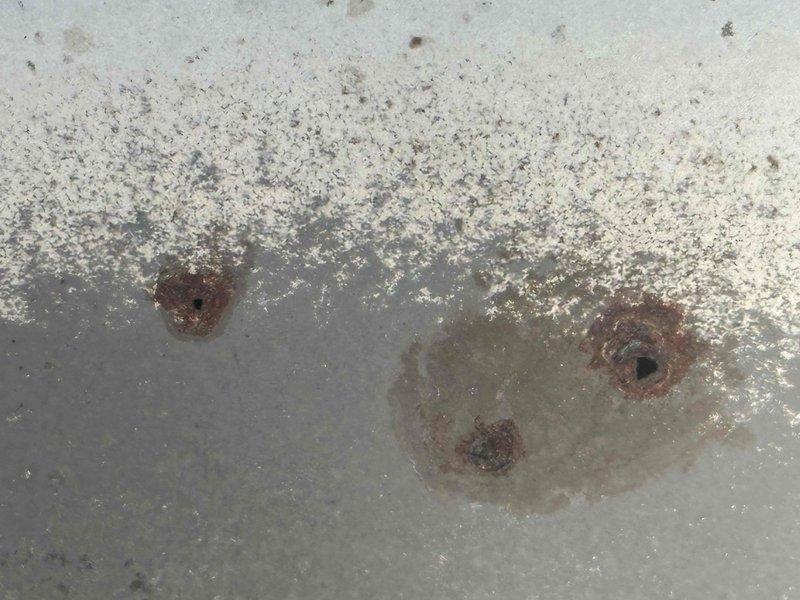 Replaced severely deteriorated heat exchanger exhibiting rust perforation and corrosion as documented in photos. Performed comprehensive service including blower wheel cleaning, combustion analysis, and gas pressure adjustment to restore system to proper operating specifications.