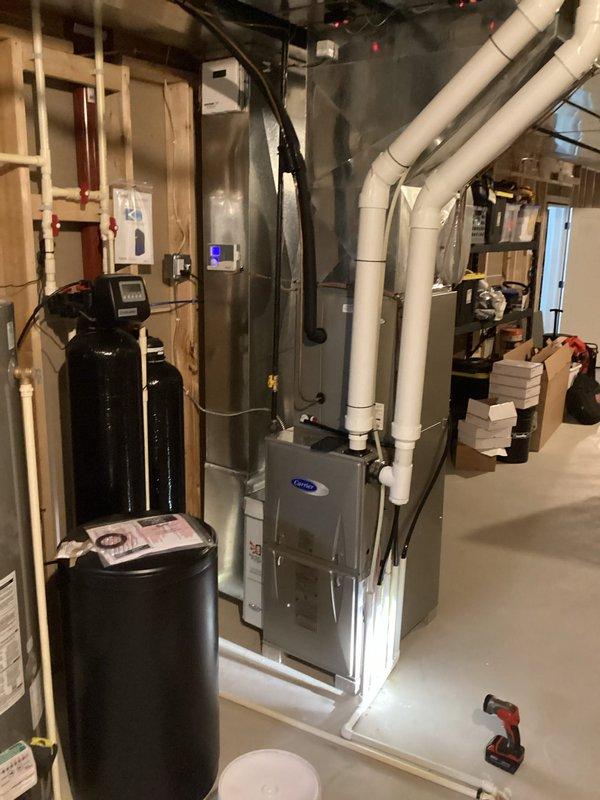 Performed annual maintenance service on CCC Quality Plan agreement #213 for residential HVAC system consisting of one Carrier boiler and one furnace. Conducted standard inspection with all systems functioning normally. Replaced air filter and humidifier pad as part of preventative maintenance to ensure optimal system performance and efficiency.