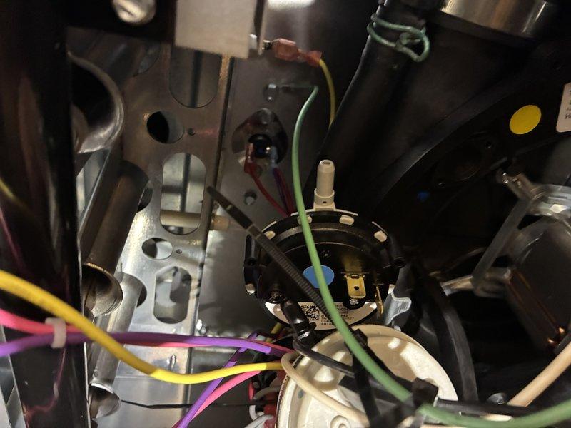 Responded to no heat complaint for Goodman furnace installed by another company in October. Upon inspection in crawlspace with dirt floor, determined furnace was improperly installed. Recommended customer contact original installer for repairs as this installation does not meet proper standards.