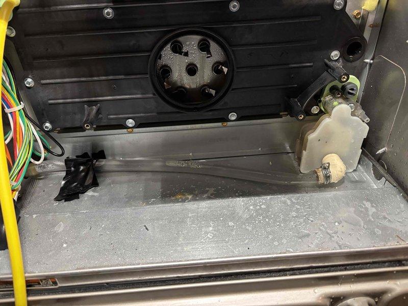 Diagnosed no heat issue in aging HVAC system caused by water accumulation in inducer motor. Removed water to restore functionality and advised homeowner about necessary preventative maintenance to avoid future condensate drainage problems.