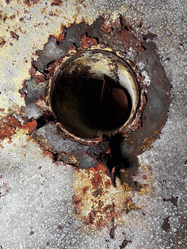 Completed annual maintenance service on two Carrier furnaces and one Bradford White boiler per CCC Quality Plan agreement. Installed two 16x25x4 air filters and new water panels on all units. Replaced deteriorated vinyl drain tubing on all equipment to address significant corrosion observed in drainage components.