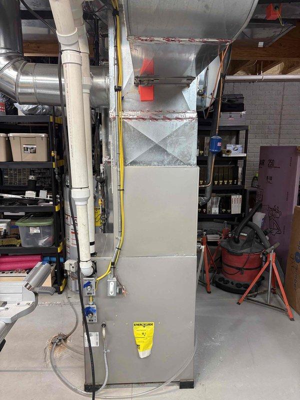 Performed annual maintenance on customer's furnace under CCC Quality Plan. Completed comprehensive system inspection with no issues identified. Replaced 16x25x4 air filter and verified proper system operation.