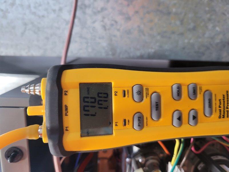 Successfully completed installation of Lennox EL297V 45K BTU furnace in 800 square foot living space with lower level and in-law suite. Reused existing return drop, 1" filter rack, zone dampers, zone board, thermostats and 2" PVC. Performed electrical testing and verified proper system operation with new air filter installation.