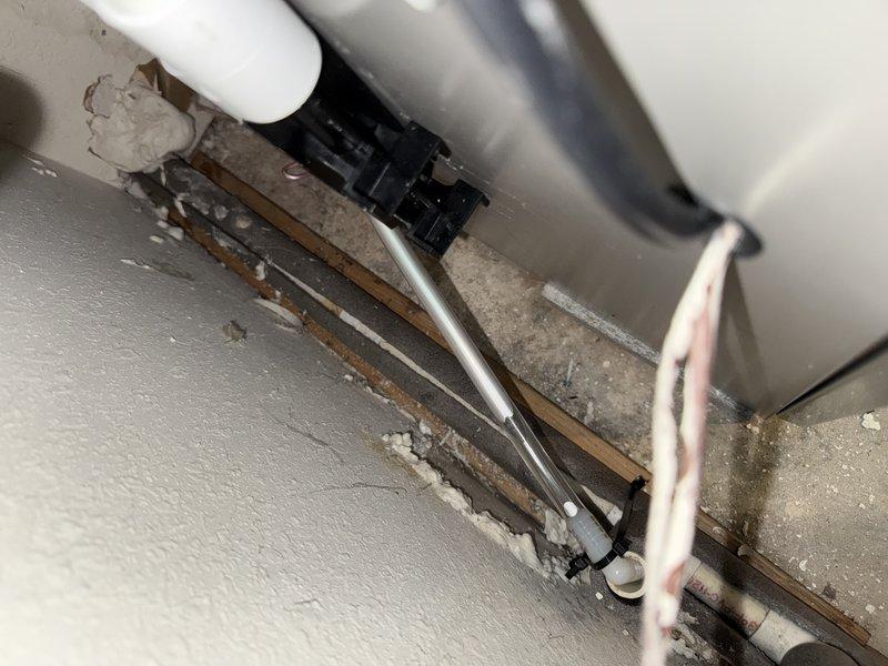 Installed Lennox EL297E 45K furnace and 24B-71 cased coil in preparation for future ML13KC1 1.5 Ton AC installation. Reused existing return drop, 1" filter, gas regulator, 2" PVC, and line set while ensuring proper protection of low voltage wiring along the line set. System was properly connected to existing Cutler Hammer electrical panel with appropriate circuit protection.