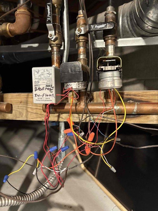 Performed annual maintenance service on a Daikin furnace and boiler system under CCC Quality Plan agreement. Conducted regular cleaning of both units and inspected associated components including the Aprilaire air cleaner, ductwork, and copper pipe/valve assembly. All systems were found in good working condition with no repairs needed at this time.