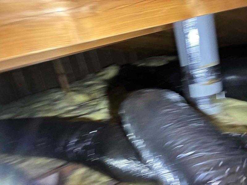 Completed full HVAC system replacement, removing existing boiler and installing new Lennox EL297E 70K BTU furnace, ML14KC1 2-ton condensing unit, and 24B-71 cased coil. Installation included T6 programmable thermostat, fabrication of 7-8 overhead supply ducts and 2-3 return ducts, with all connections properly insulated and vapor-sealed per manufacturer specifications.