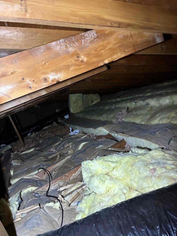 Completed full HVAC system replacement, removing existing boiler and installing new Lennox EL297E 70K BTU furnace, ML14KC1 2-ton condensing unit, and 24B-71 cased coil. Installation included T6 programmable thermostat, fabrication of 7-8 overhead supply ducts and 2-3 return ducts, with all connections properly insulated and vapor-sealed per manufacturer specifications.