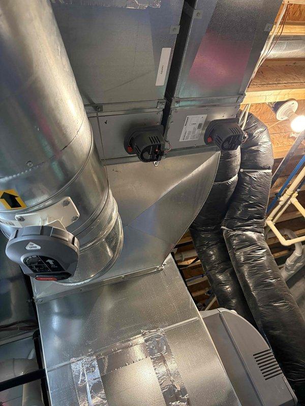 Completed annual maintenance service on furnace under CCC Quality Plan. Performed comprehensive furnace tune-up with all systems functioning properly. Replaced 20x25x4 filter (#35) and conducted cleaning and inspection of humidifier components.