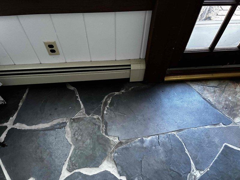 Responded to service call for no heat in upstairs bedroom and discovered boiler leak caused by frozen and cracked PEX tubing. Replaced two circulation pumps, cut out damaged section of PEX, and installed new tubing. System was refilled and all zones were bled to restore proper heating function.