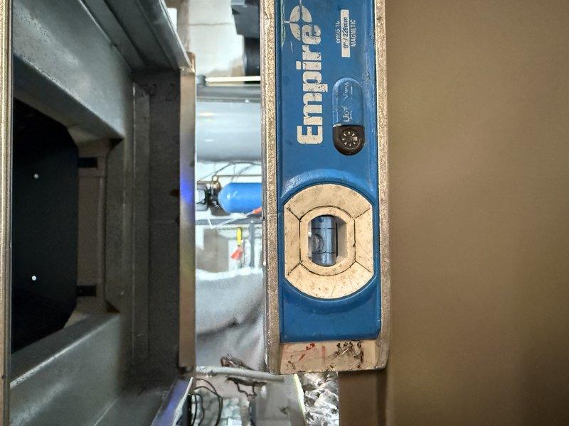 Successfully installed Lennox SLP99 furnace with S40 smart thermostat, replacing existing unit and ensuring proper leveling of equipment. Removed non-functional humidifier from front of furnace and installed new media cabinet, while verifying proper drainage and electrical connections to the 15-amp circuit.