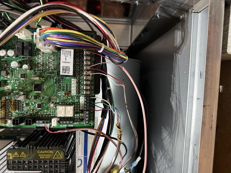 Successfully installed Lennox SLP99 furnace with S40 smart thermostat, replacing existing unit and ensuring proper leveling of equipment. Removed non-functional humidifier from front of furnace and installed new media cabinet, while verifying proper drainage and electrical connections to the 15-amp circuit.