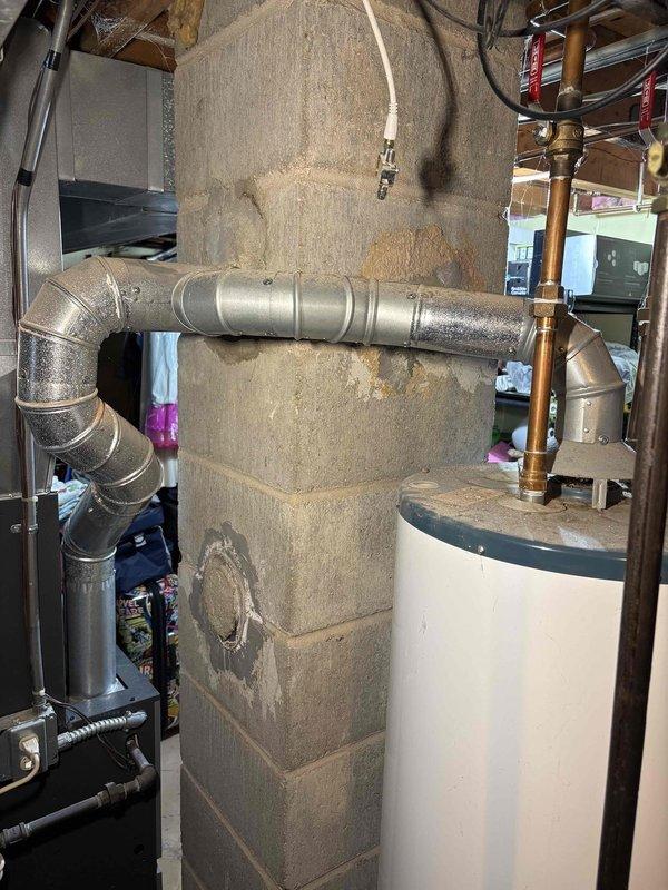 Performed scheduled furnace tune-up under prepaid CCC Quality Plan. Identified need for replacement of 16x25x5 filter, which was offered to customer. Also provided quote for water heater replacement after observing aging Richmond unit in basement utility area.