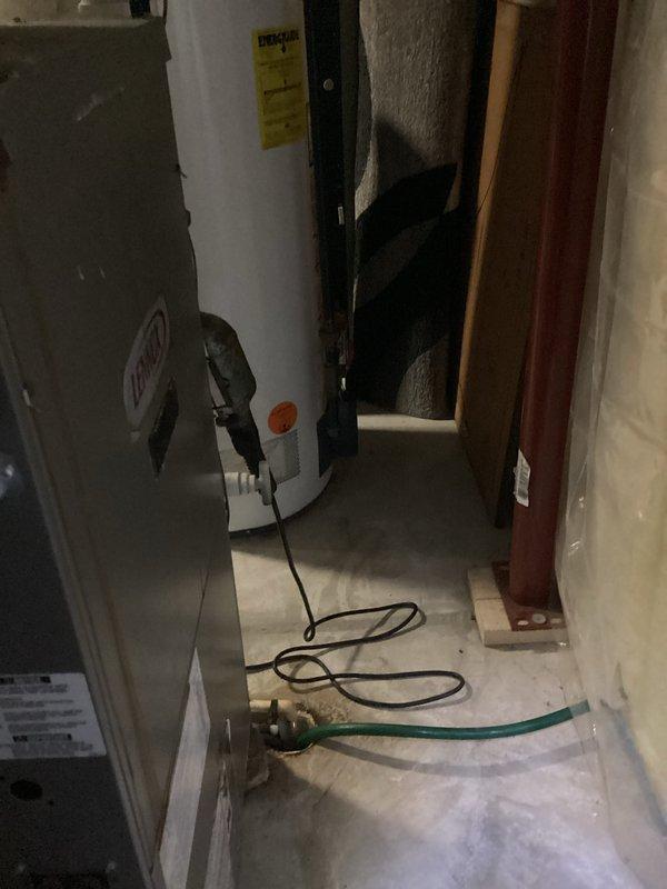 # Service Report

Responded to service call for Lennox furnace producing loud operational noise. Upon inspection, diagnosed failed inducer motor assembly causing excessive noise during operation. Additionally identified compromised collector box with active leak requiring replacement. Ordered necessary OEM parts and completed installation of new inducer motor and collector box assembly. System tested and verified proper operation with normal sound levels and no leaks detected.