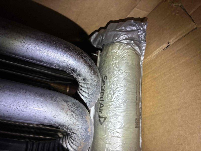 Replaced defective heat exchanger on HVAC system. Removed failed unit and installed new heat exchanger assembly with serpentine coil configuration and finned tubing for optimal heat transfer. Verified proper refrigerant line connections, insulation integrity, and system sealing upon completion. Retrieved original heat exchanger for warranty processing.