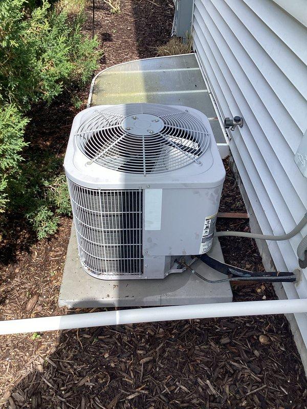 Completed annual prepaid maintenance on Carrier HVAC system including comprehensive clean and check of air conditioning unit. Replaced 16x25x4 air filter, inspected indoor furnace and air handler along with outdoor condensing units, and verified all components operating within normal parameters with no issues found.