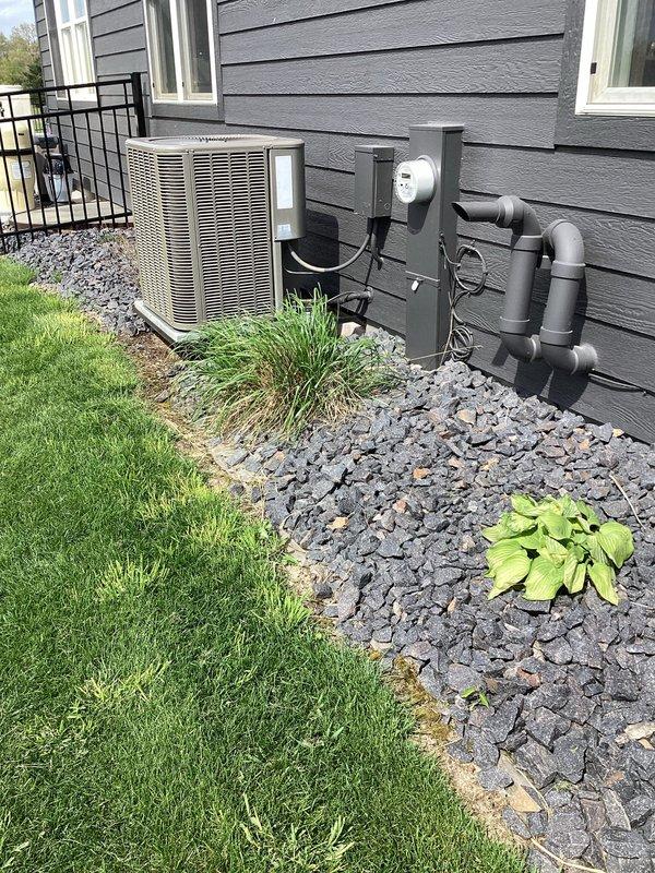 Completed prepaid air conditioning maintenance service including comprehensive clean and check of system. Replaced 20x25x4 air filter, inspected Lennox furnace and indoor air handler unit, verified proper operation of outdoor condensing unit, and confirmed all refrigerant lines, electrical connections, and drainage systems functioning correctly. System operating within normal parameters with no deficiencies noted.
