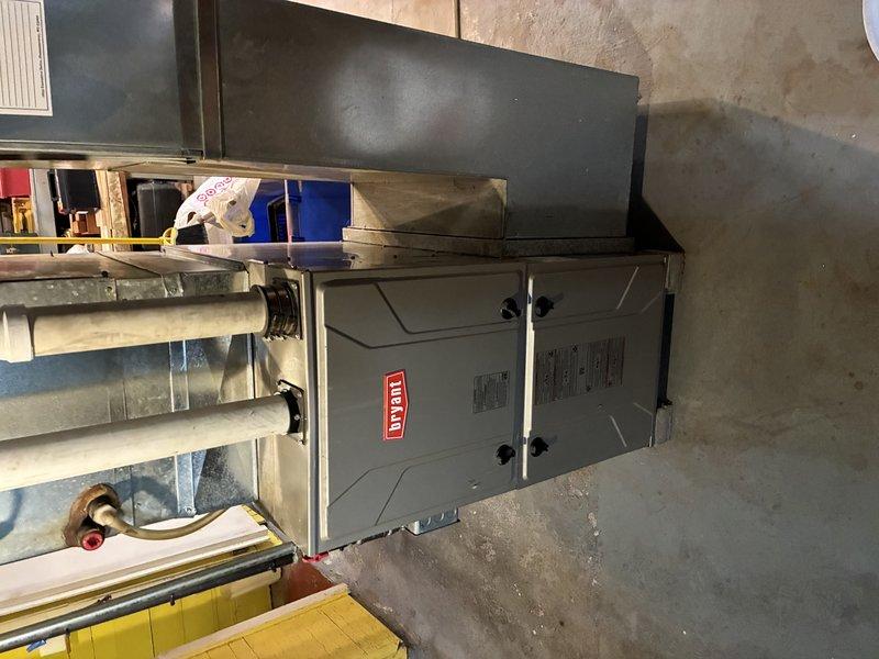 Performed comprehensive air conditioning tune-up on 32-year-old R-22 system for new customer. Conducted system diagnostics and pressure testing, which revealed unit is operating with low refrigerant charge. Documented equipment condition with photographs and submitted findings to office for replacement system quotation due to age of unit and R-22 phase-out considerations.