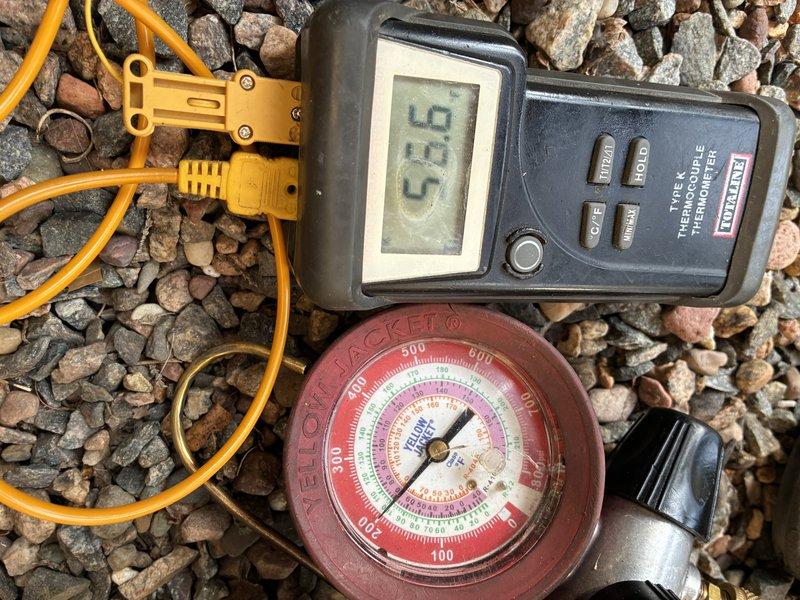 Completed annual preventative maintenance tune-up on residential air conditioning system under prepaid quality plan. Performed comprehensive system diagnostics including temperature differential measurements, electrical current draw testing, and refrigerant pressure analysis using calibrated instruments. All operational parameters measured within manufacturer specifications. Outdoor condenser unit inspected and found in excellent condition with clean coil fins, proper airflow through fan assembly, and secure refrigerant line connections. System operating efficiently with no deficiencies noted. Customer maintains filter replacement schedule independently. Recommended continuing regular preventative maintenance program to ensure optimal system performance and longevity.
