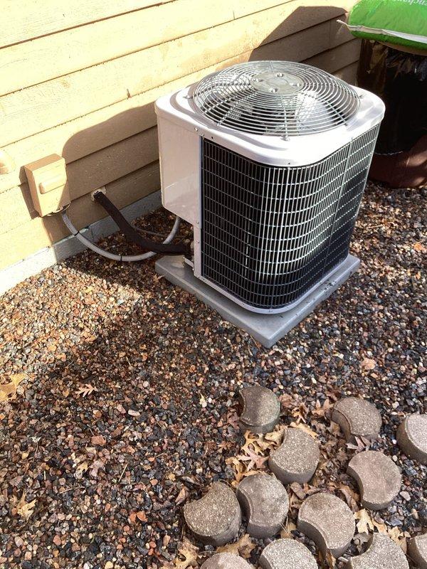 Completed annual preventative maintenance tune-up on residential air conditioning system under prepaid quality plan. Performed comprehensive system diagnostics including temperature differential measurements, electrical current draw testing, and refrigerant pressure analysis using calibrated instruments. All operational parameters measured within manufacturer specifications. Outdoor condenser unit inspected and found in excellent condition with clean coil fins, proper airflow through fan assembly, and secure refrigerant line connections. System operating efficiently with no deficiencies noted. Customer maintains filter replacement schedule independently. Recommended continuing regular preventative maintenance program to ensure optimal system performance and longevity.