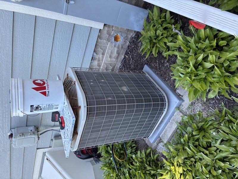 Performed comprehensive AC tune-up on residential condensing unit as part of new customer special. Connected manifold gauges and diagnostic equipment to test system pressures and verify proper refrigerant charge levels. Inspected outdoor unit for mechanical issues, checked electrical connections, and evaluated overall system performance. All components operating within normal parameters at time of service. Homeowner maintains their own filter changes, and system shows no immediate concerns with continued regular maintenance.