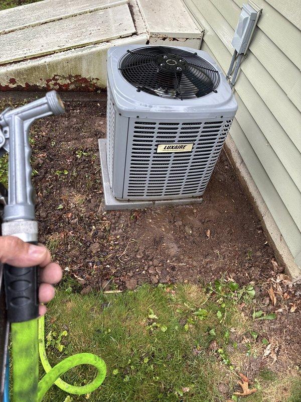 Completed annual air conditioner tune-up and inspection under prepaid CCC Quality Plan maintenance agreement. Performed comprehensive system evaluation of Luxaire outdoor condenser unit, including operational testing and visual inspection of all components. Verified proper refrigerant levels, electrical connections, and fan operation. Inspected attic insulation depth, measuring approximately 20+ inches of blown-in fiberglass material in good condition. All equipment operating within normal parameters at this time. Advised customer to maintain regular filter replacement schedule to ensure continued optimal system performance.